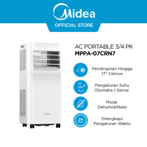 [PRODUCT BARU] Midea AC Portable MPPA-07/09CRN7 - Dehumidifying - Dingin Lebih Cepat - Fitur I Sense 3/4PK-1PK