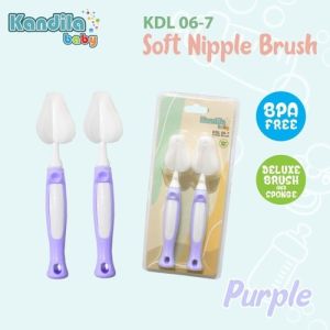 Kandila Soft Nipple Brush - Sikat Botol Bayi