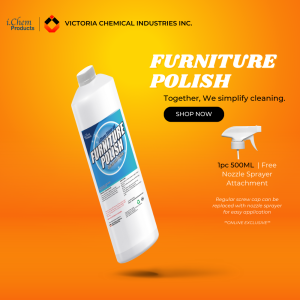 ICHEM PRODUCTS FURNITURE POLISH LITER (Wood furniture cleaner Wood cleaner spray Wood cleanser Rubber Shiner Plastic Shiner Matte Protectant Furniture polisher Non-toxic Organic ingredients Wood Cleaner)