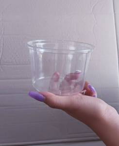 แก้วแข็งใสไม่แตก TR-700GG (700 ml.) แก้วPET ปาก 116 mm. ยี่ห้อTC แพคละ 50 ใบ