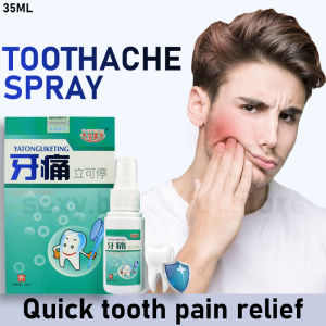 Toothache Spray Periodontitis Tooth Decay Pains Teeth Oral Pain Reliever Sprays for Adults and Kids