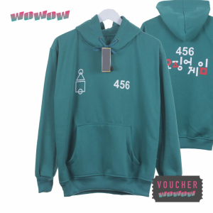 SQUID GAME Hoodie Zipper Sweater Jaket NETFLIX KOREA CLOTHING BRAND