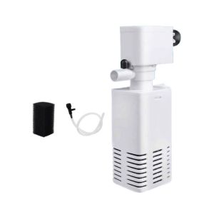 HUNIU HOUSE Cốc hút Bộ lọc bên trong bể cá Gắn tường Im lặng Bơm Chìm 3 trong 1 Nhựa Bơm tuần hoàn nước Cho bể cá gia đình
