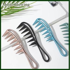 Moito Hair Salon Large Tooth Wide Comb Smoothing Comb Household Oil Head Mens Back Hollow Comb Styling Tools Barber Accessories