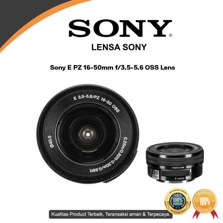 Oss 50mm Lens For Sony A6000 Lensa Sony E PZ 16-50mm OSS Lens