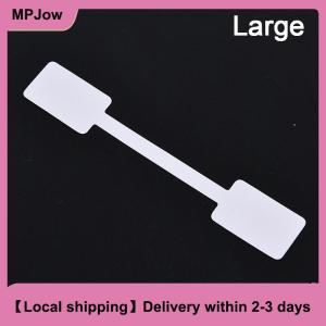 【Local shipping】 100pcs White Price Label Tags with Hanging String Jewelry Stationery Shoes Cloth