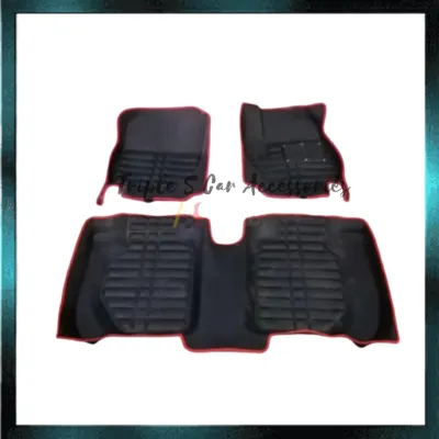 Proton Exora 2009-PRESENT 5D Carpet CarMat Floor Mat OEM Karpet Anti Slip with Red Lining