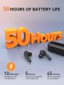 True Wireless Earbuds Noise Cancelling with 4 Microphones, WENKEY Bluetooth 5.3 Headphones for iPhone, Android, IPX6 Waterproof, 50H Playtime, TWS Bluetooth Earphones with Charging Case. 