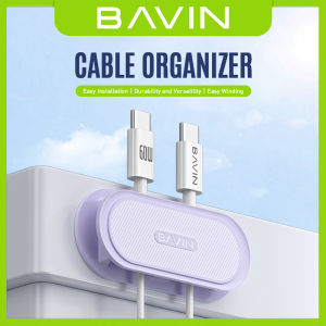 BAVIN CA68 office Desktop Cable Storage Cord Wrapper Cable Kitchen living room bedroom Wire Cord Organizer Winder Cable Management Clip (Random color)