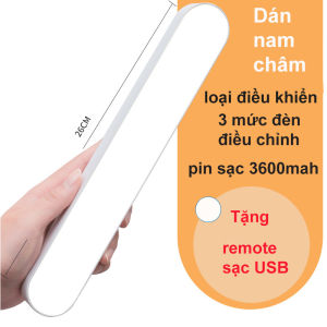 Đèn Dán Tường Đèn LED Bàn Học Đọc Sách Tích Điện Bảo Vệ Mắt Không Chiếm Không Gian Điều Khiển Hẹn Giờ Thông Minh