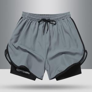 กางเกงขาสั้น ผช กางเกงกีฬา กางเกงบอล กางเกงว่ายน้ำ ผ้า2ชั้นทำจากเรยอน แห้งเร็ว ระบายอากาศได้ดี และยืดหยุ่น