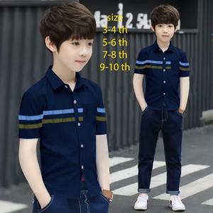 SOTKA/kemeja posh anak laki laki posh lengan pendek