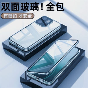 Case For Oppo Reno 16F Reno 16 FS 5G 360 Full Case Double Sided  Adsorption Metal Capa Tempering Glass Protect Cover