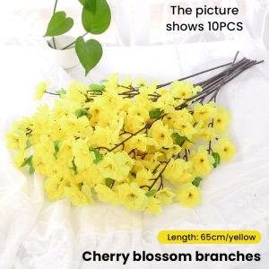 10 PCS artificial flower jasmine PE material DIY Wreath rustic style flore home ho office summer decorative flowers