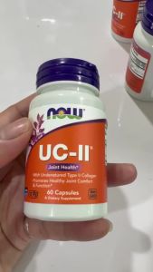 Now UC-II Collagen Type II Viên uống giảm đau nhức thoái hóa xương sụn khớp bảo vệ mô sụn khớp - - Hỗ trợ giảm các phản ứng gây đau và giảm đau hiệu quả với các người bị bệnh khớp - Giúp táo tạo sụn và các mô sụn tại các khớp mang lại sức khỏe hoàn hảo