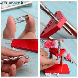 WP💓💛💖 Watch Hand Presser Remover Puller Plunger Setting Fitting Set Red Wristwatch Watch Parts Repair Tool For Watchmaker