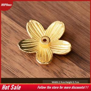 【COD】🔥🔥🔥 Small Sakura Incense Stick Holder Alloy Craft Handmade Sakura Incense Insertion Cute Cherry Flower Incense Tray Desktop