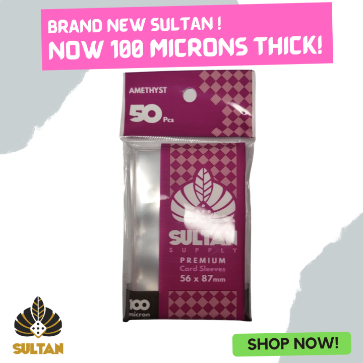 Sultan Supply Premium Card Sleeves: 56 x 87 Standard USA Amethyst -Fit KPOP  Photocards | Kpop Sleeves | Lazada PH