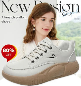 vivigo New basic small white shoes Korean version student casual skate shoes All-match muffin womens shoes