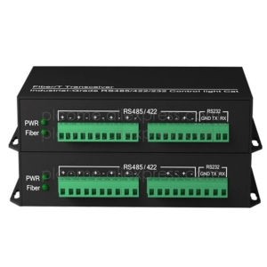 1/2/4/8 Way RS485 RS422 RS232 Fiber Converter Optic Modem Optical transceiver FC/SC/ST 100M/1000M Ethernet Optional