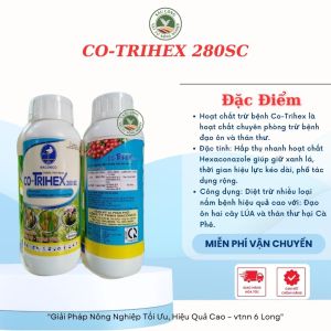 Thuốc trừ bệnh CO-TRIHEX 280SC | chuyên phòng trừ bệnh đạo ôn và thán thư.