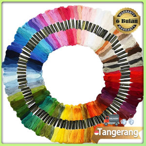100 Warna Paket Benang Sulam / Benang Jahit Berwarna-Warni / Benang Bordir Berwarna / Benang Kerajinan