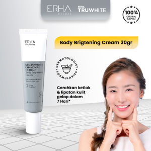 ERHA Truwhite Niacinamide & Chamomile Extract Body Brightening Cream 30g - Krim Pencerah Lipatan & Ketiak