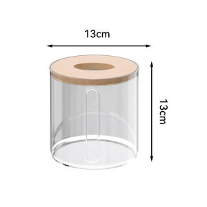 [HCM]Hộp Đựng Giấy Ăn Hình Vuông Mặt Tre Thiết Kế Đơn Giản-Randy