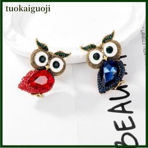 tuokaiguoji Fashion Animal Big Eyed Owl Brooch For Women Clothing Coat Jewelry Accessries Gifts