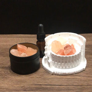 ACACIA Diffuser Stone | Essential Oil | Pure Himalayan Salt Crystals | Non-Electric | Aroma | Rome