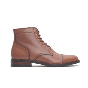 Sepatu Boots Cap Toe Service Koku Footwear Andy Brown Coklat