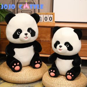 JOJO CASTLE   Cute Lovely Giant Panda Doll Plush Toy Stuffed Kawaii Paw Zoo Animal  25/30/40/50cm Sitting Panda Bear Plushie Peluche Boys Girls Birthday Present Gift For Kids Girls