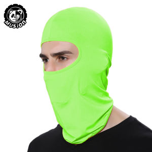 Musion โม่ง หลายสีแห้งอย่างรวดเร็วดูดซับเหงื่อ Balaclava หน้ากากใบหน้าเต็มระบายอากาศ Balaclava กันฝุ่นสำหรับการขี่จักรยานกีฬากลางแจ้ง