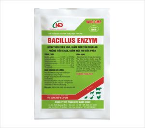 BACILLUS ENZYM - Men tiêu hóa 5 trong 1 Tăng cường tiêu hóa kích thích thèm ăn mau lớn phòng tiêu chảy vật nuôi