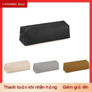 CS Sinh viên trường nguồn cung cấp công suất lớn PU da bút chì túi văn phòng phẩm chủ trường hợp lưu trữ hộp dây kéo bút chì Pouch