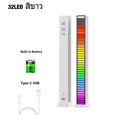 แถบไฟ led เปลี่ยนสีตามเพลง แท่งไฟเปลี่ยนสี Led แถบไฟเปลี่ยนสีตามจังหวะเพลง แถบไฟ LED ควบคุมเสียง rgb