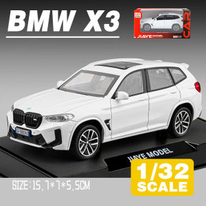 LEO 1:32 BMW X3 Diecast Model Car Alloy Cars Toys Collection Gift For Kids Boy Girl