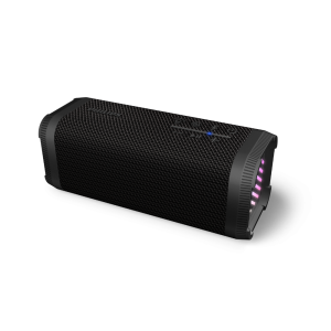 Philips S2000 Series Portable Bluetooth Speaker – 20W Max RGB Lightshow 20hr Battery & Auracast™ (TAS2000BK)