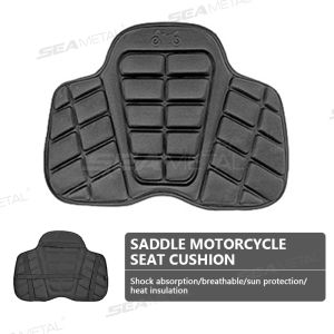SEAMETAL Motorcycle Seat Cushion Waterproof Lycra Fabric Air Saddle Cushion Shock Absorbing Motorcycle Seat Mats