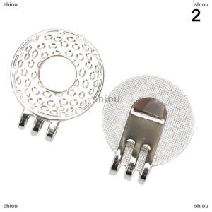 [COD] shiou Golf Ball Mark with Golf Hat Clip Magnetic Outdoor Alloy golf marker supplies