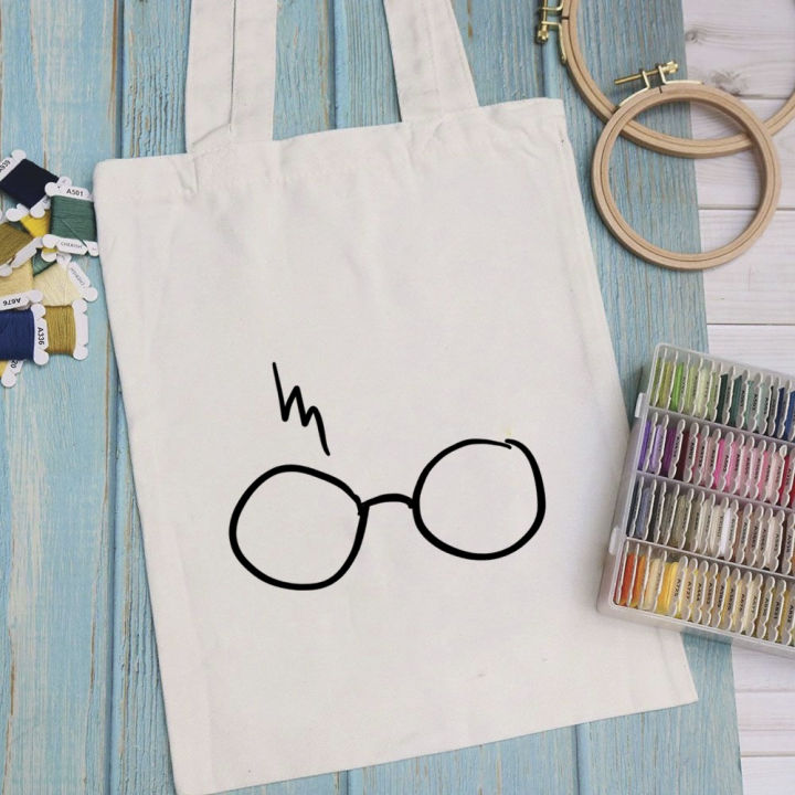 Túi vải túi Tote CARTOON DESIGN - Mẫu 11 vải canvas dày đẹp cho nữ có ...