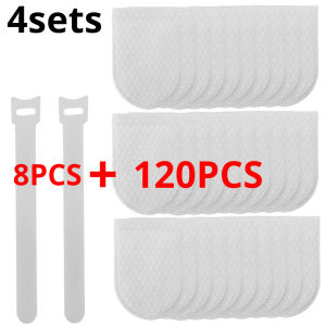 WH Splash-Proof Water Purification Bags Reusable Nylon Mesh Faucet Filters for Kitchen Bathroom Filter Tool with Fastening Straps