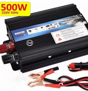 [ส่งจากกรุงเทพ ได้รับภายใน 1-3 วัน]4000W/3000W อินเวอร์เตอร์ แปลงไฟรถยนต์ อินเวอร์เตอร์เพียวซายเวฟ Dual USB อินเวอร์เตอร์แปลงไฟ DC 12V To AC 220V Car Inverter