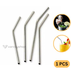 Sedotan Stainless Steel Stainless Steel Straw Melengkung