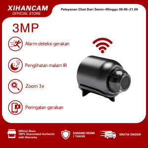 XIHANCAM CCTV Mini Wifi 1080P Spy Kamera Mini CCTV Kecil Tersembunyi Tanpa Kabel Spy Cam Baterai