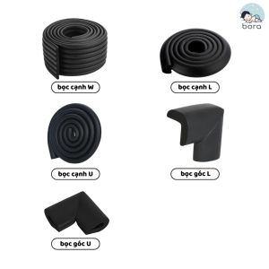 Xốp bọc cạnh bàn góc bàn giữ an toàn cho bé [Bọc cạnh dài 2m cao su NBR mềm mại]