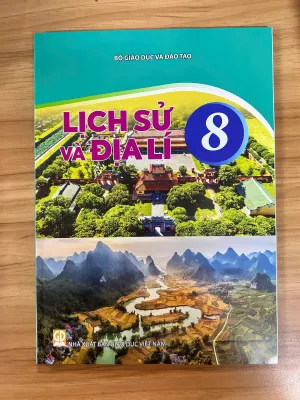 Sách giáo khoa Lịch Sử và Địa Lí 8- Kết Nối Tri Thức Với Cuộc Sống (Kèm nilon bọc sách nhãn tên)
