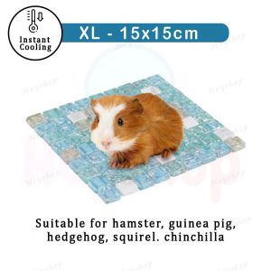 Pet Cooling Pad / Tikar Penyejuk Hamster Guinea Pig Rabbit Hedgehog Cool Mat Bedding Accessories Crystal Stone 仓鼠降温板凉垫