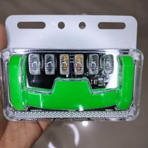 1 Pc - R/E VANGUARD 24V (13cm x 10cm) Waterproof LED Truck Side Marker Lamp Clearance Light for All Truck Trailer Elf Forward Tractor Jeep Bus etc.