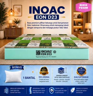 Kasur busa INOAC EON LG D23 Ukuran 200 x 160 x 10 cm No 2 Busa Anti Kempes
